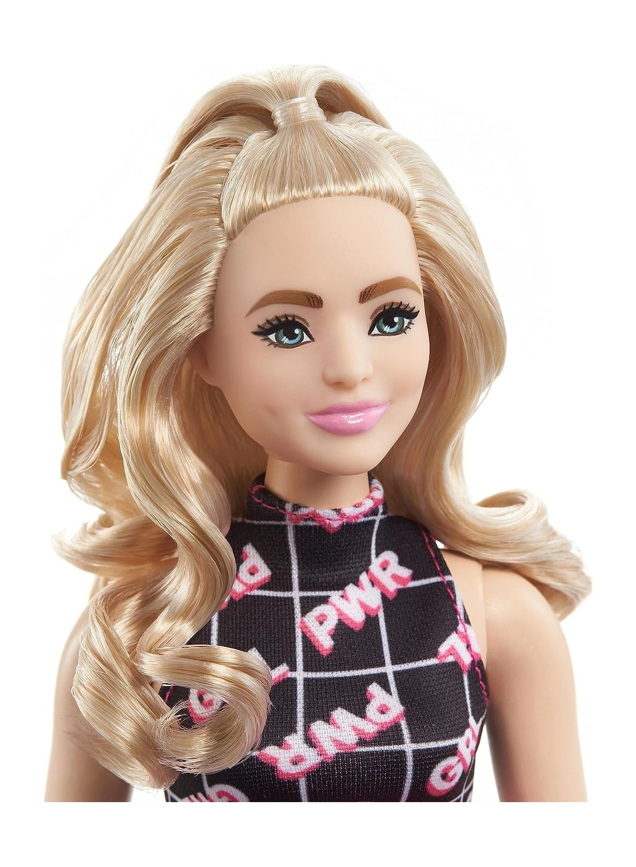 Barbie Fashionistas - Curvy Blonde Girl Power Outfit Ages 3+