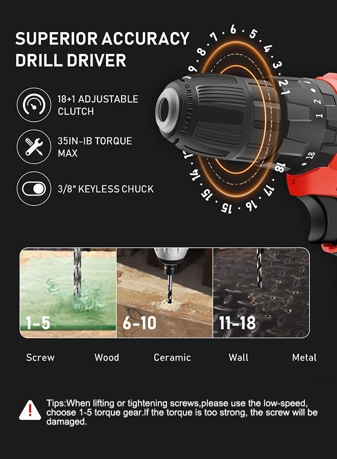 Cordless Drill Driver - 1.5 Ampere-hour