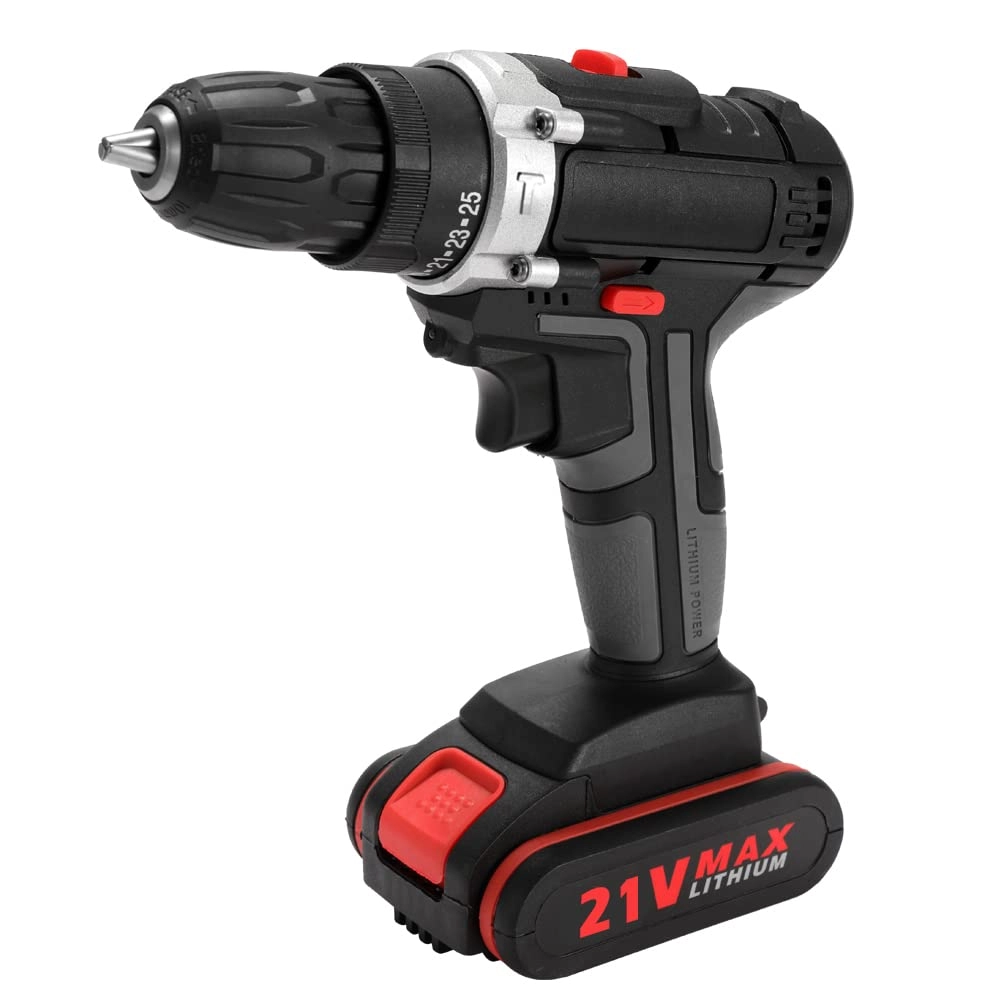 ametoys787881375341 Multifunctional Electric Impact Cordless Drill - 1300mAh