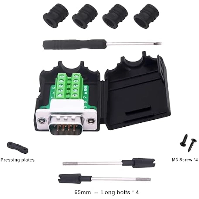 DB9 Serial to Terminal Male Connector