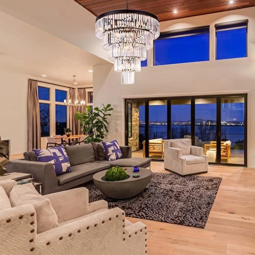 Crystal Chandelier - Dimmable