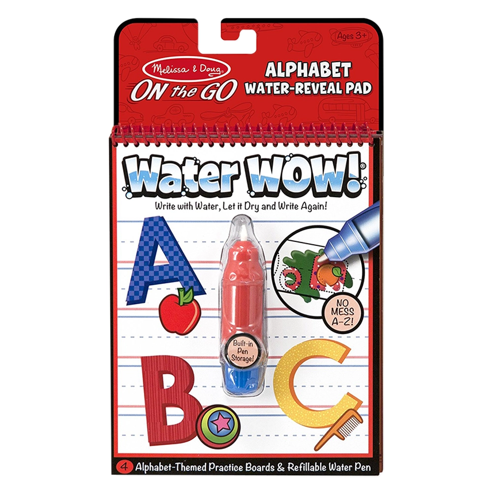Melissa & Doug Alphabet Water Reveal Pad - Suitable from 3 years & above