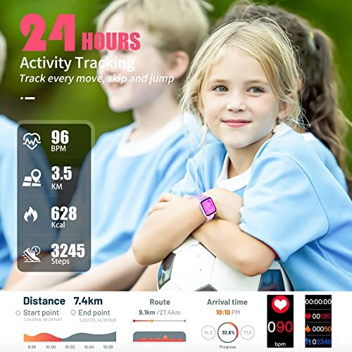 Fitness Tracker Watch for Kids Plastic