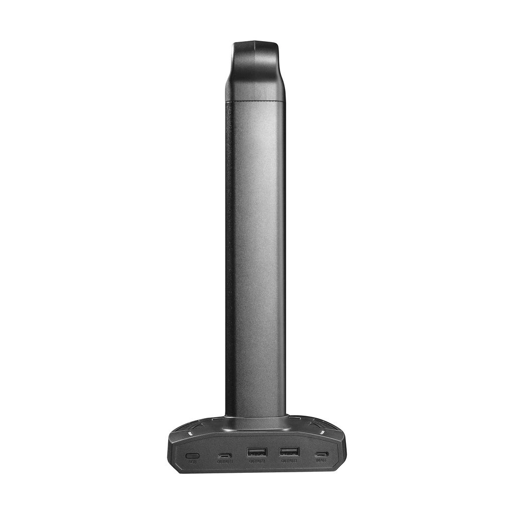 Headphone Stand - 5W Wireless Charging USB-C Hub RGB Lighting