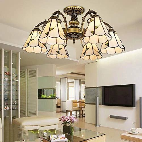 E27 Pastoral Mediterranean Ceiling Lamp