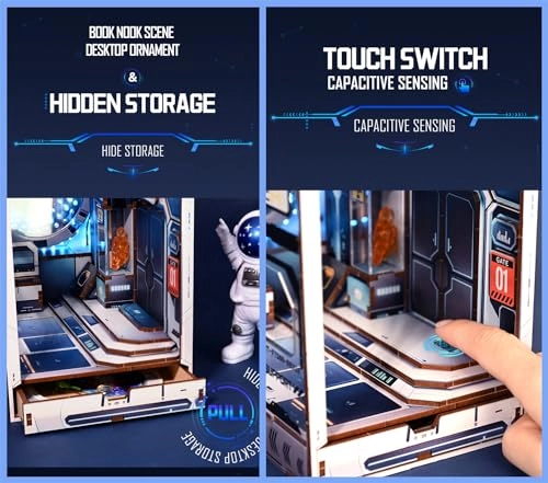 Book Nook Miniature Kit - Alien Hub 1:30