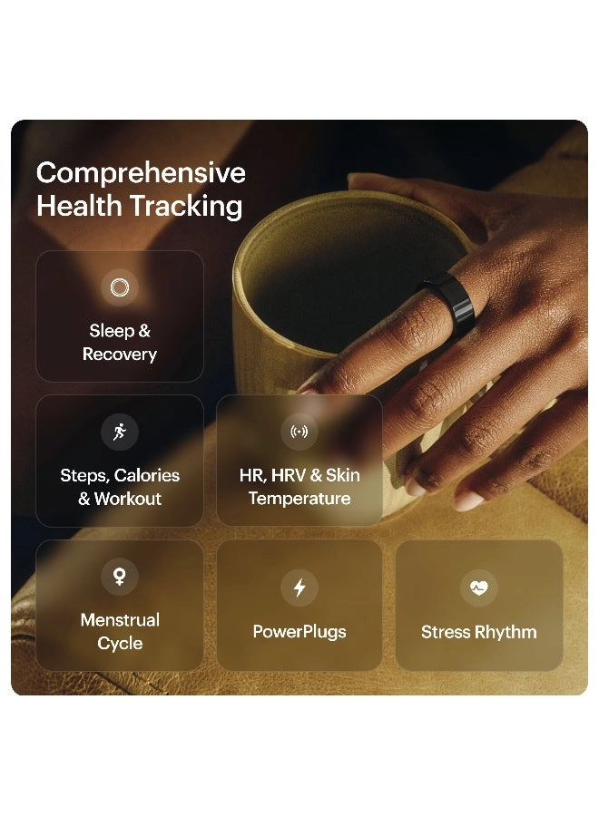 Ring AIR - Size 9 Space Silver 6 Days Battery Life