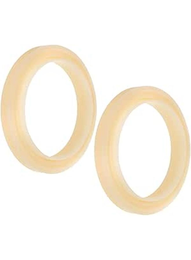 LALAFINA Rubber Steam Ring - 2 Pack Beige