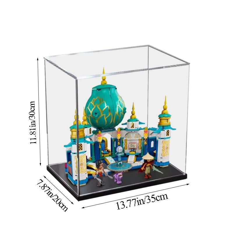 Acrylic Display Case for LEGO Raya and The Heart Palace 43181