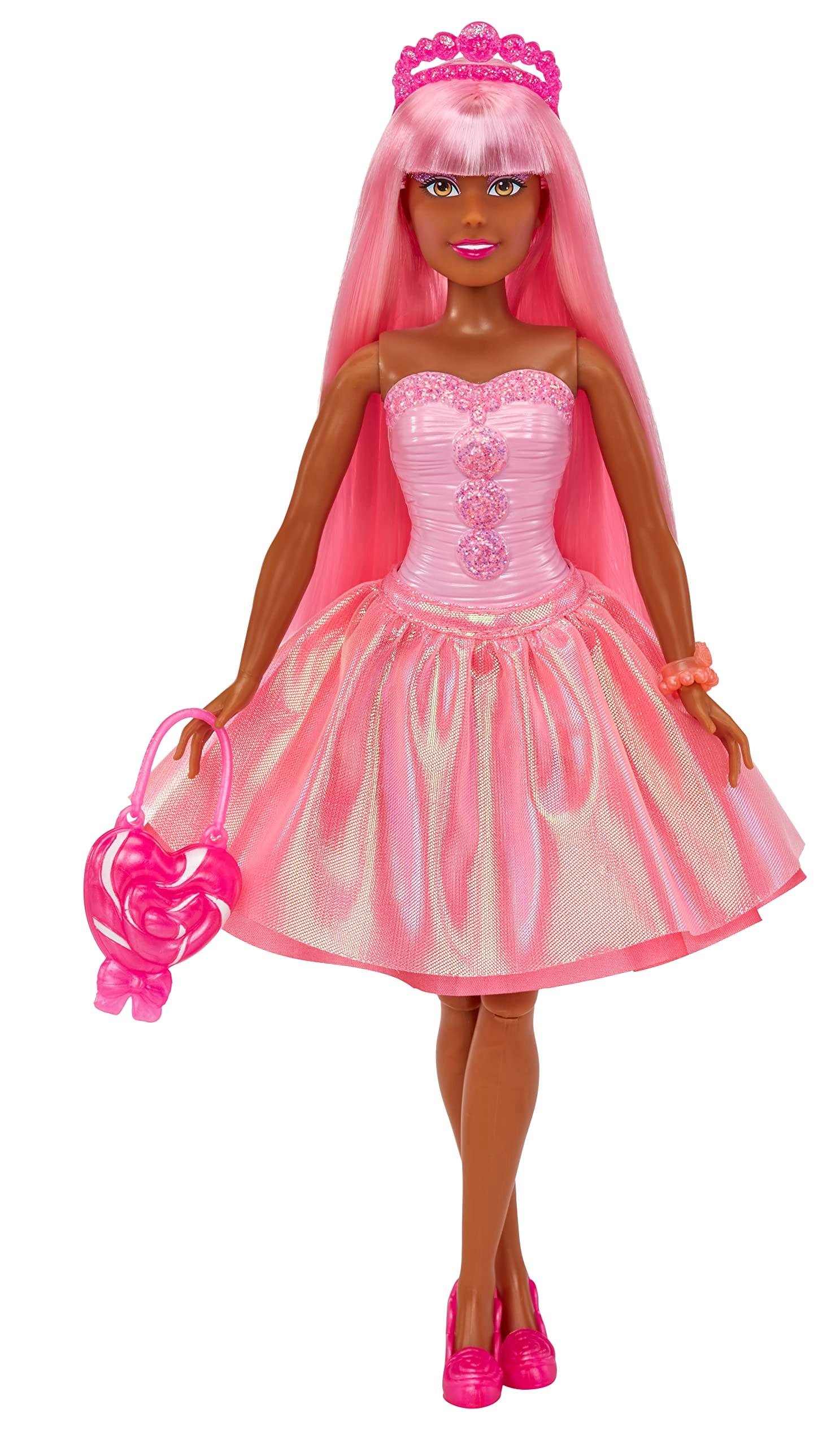 MGA Entertainment Yasmin Doll - 11.5" Candy-Scented Long Pink Hair Ages 3+