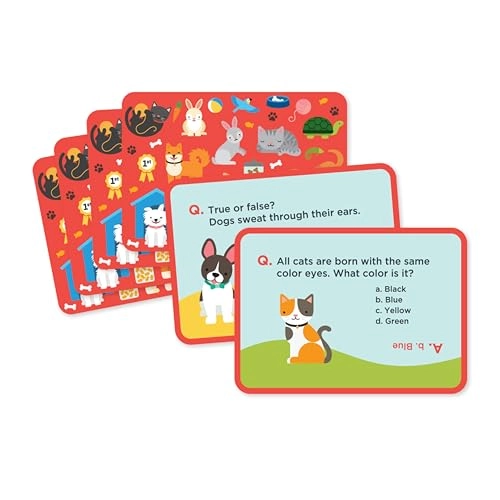 Pets Trivia - 50 Quiz Cards Ages 5+