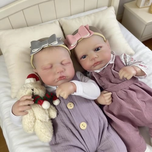 Loulou Reborn Baby Doll - 20 inch Silicone Vinyl Girl Ages 3+