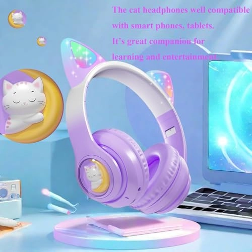 Cat Ear Kids Bluetooth Headphones Wireless Headphone