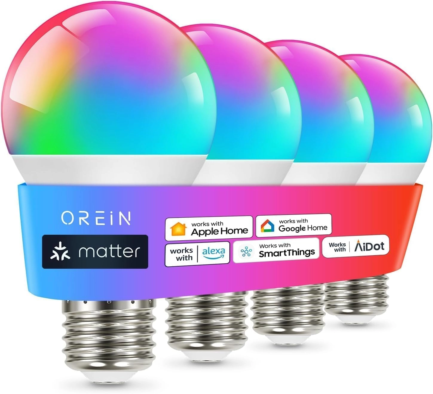 orein Matter Smart Light Bulb - 4.0 Count E26