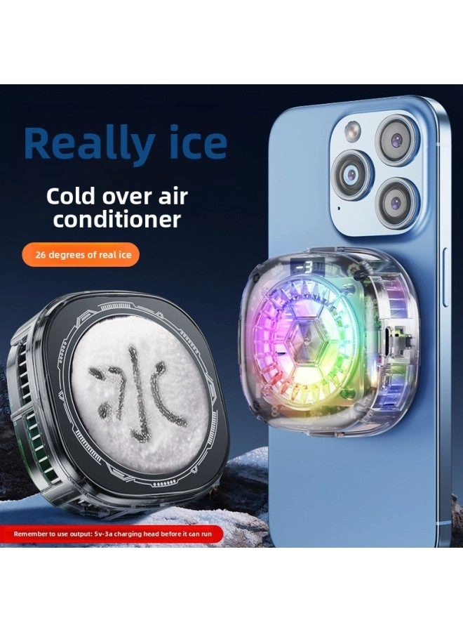 Mobile Phone Radiator - Magnetic Cooling + Finger Cot - Sterling Silver