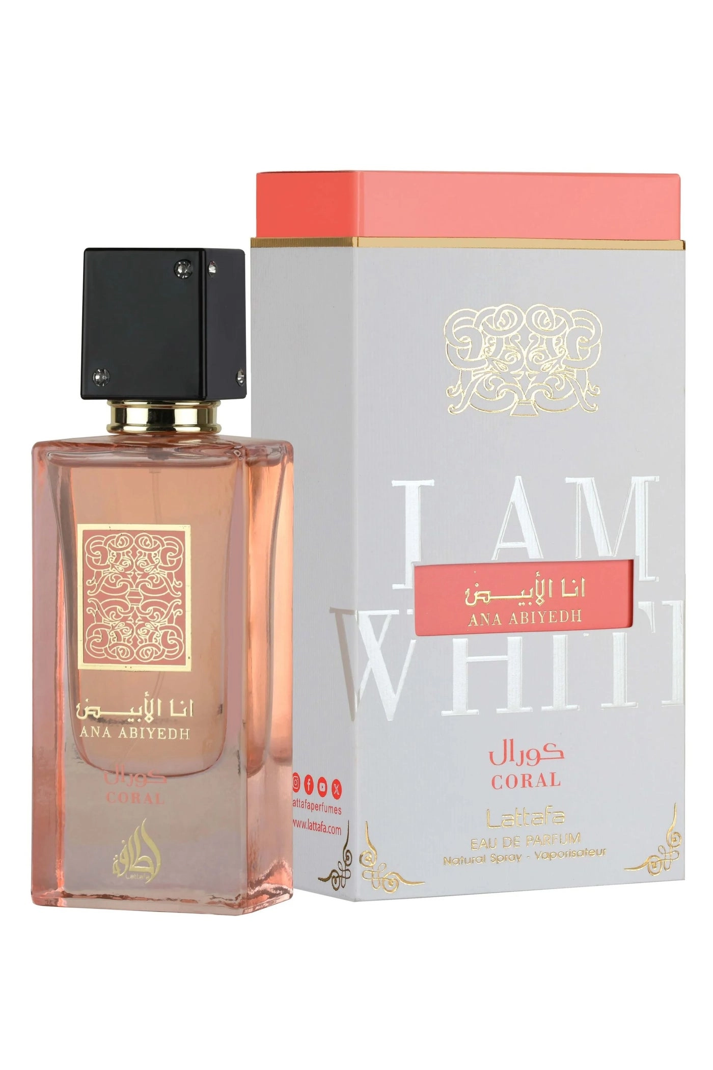 Lattafa Ana Abiyedh Coral Eau de Parfum 60 ml
