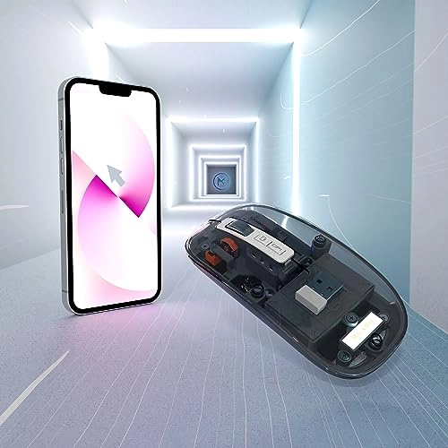 MXM-T901 Transparent Mouse - Wireless