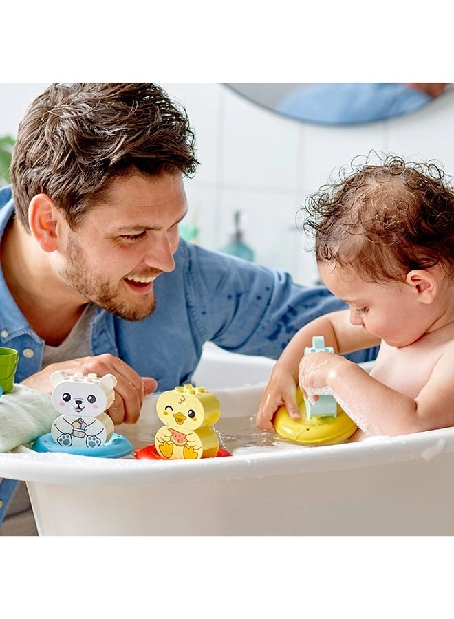 My First Bath Time Fun: Floating Animal Train 10965 - 14 Pieces 1+ Years