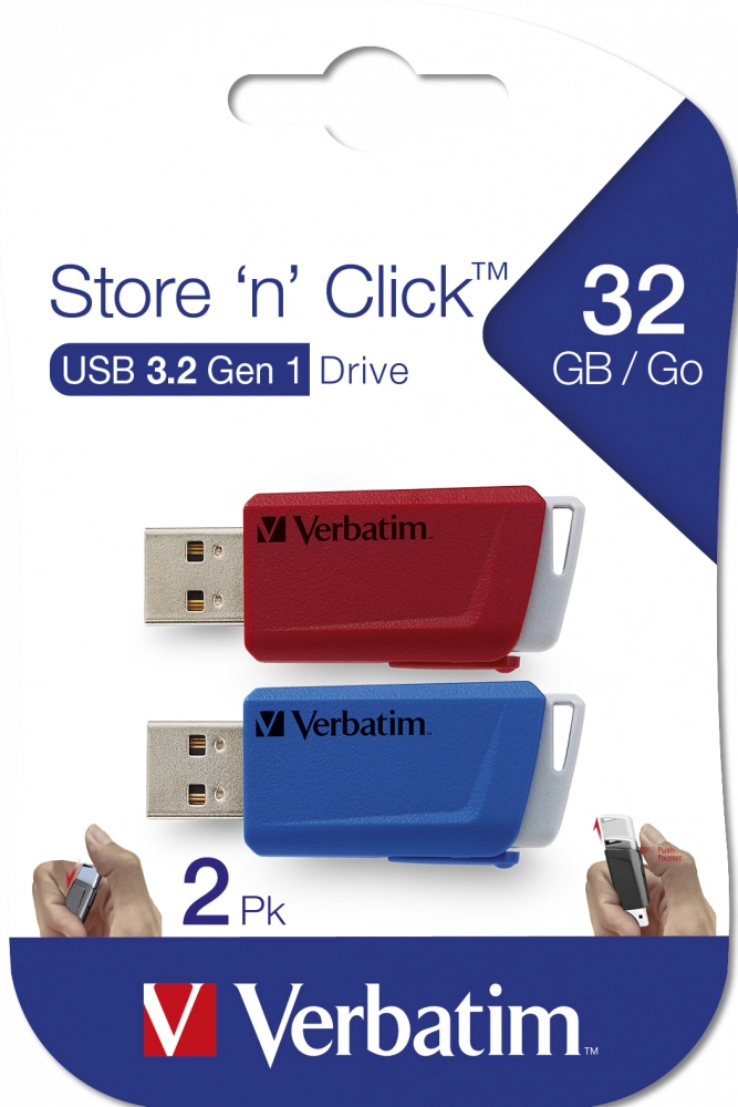 Store 'n' Click - USB 3.2 Gen 1 2 x 32GB