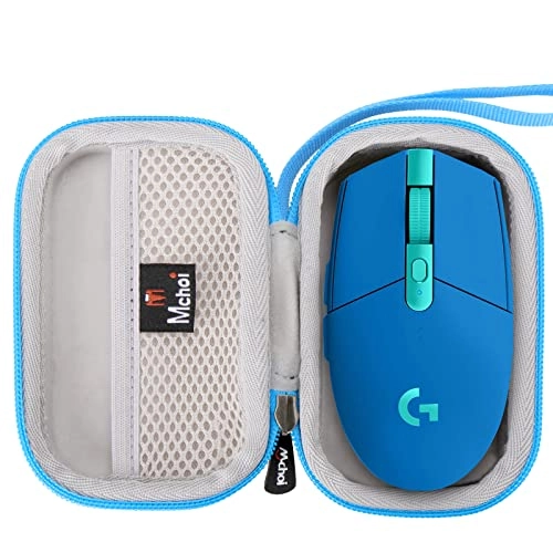 Mchoi G305 Carrying Case - Hard Shockproof Mesh Pocket Black