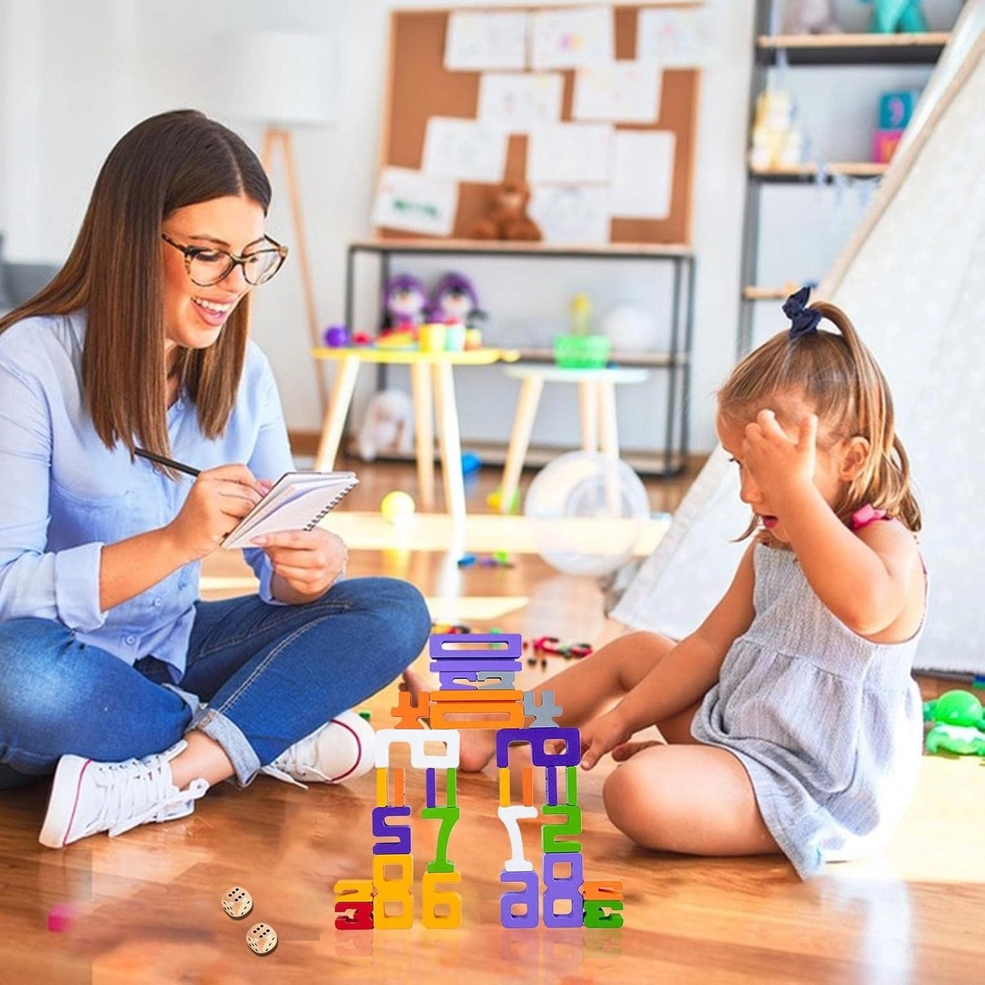 Number Building Block - Over 3 Years Old 28 pieces