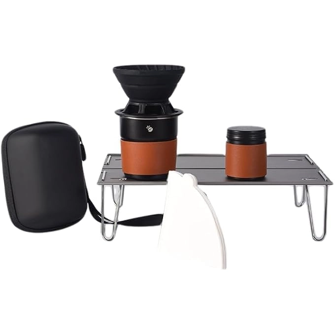 rayihni Pour Over Coffee Maker - Portable Collapsible Silicone