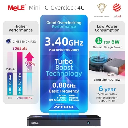 Mini PC - 16GB 512GB N100