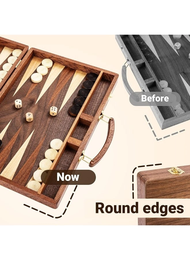 Backgammon - Sapele Wood Portable