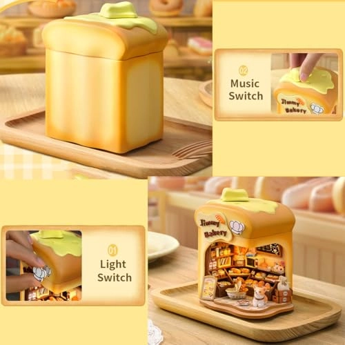 3D Wooden Puzzle Bookshelf Insert - Library of Books 1:24