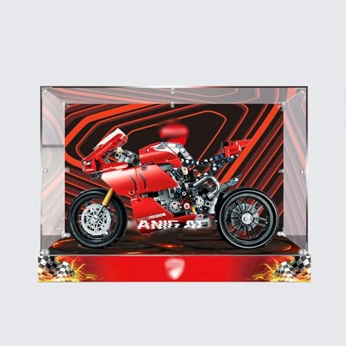Protective Display Case for LEGO 42107 Motorbye - Acrylic