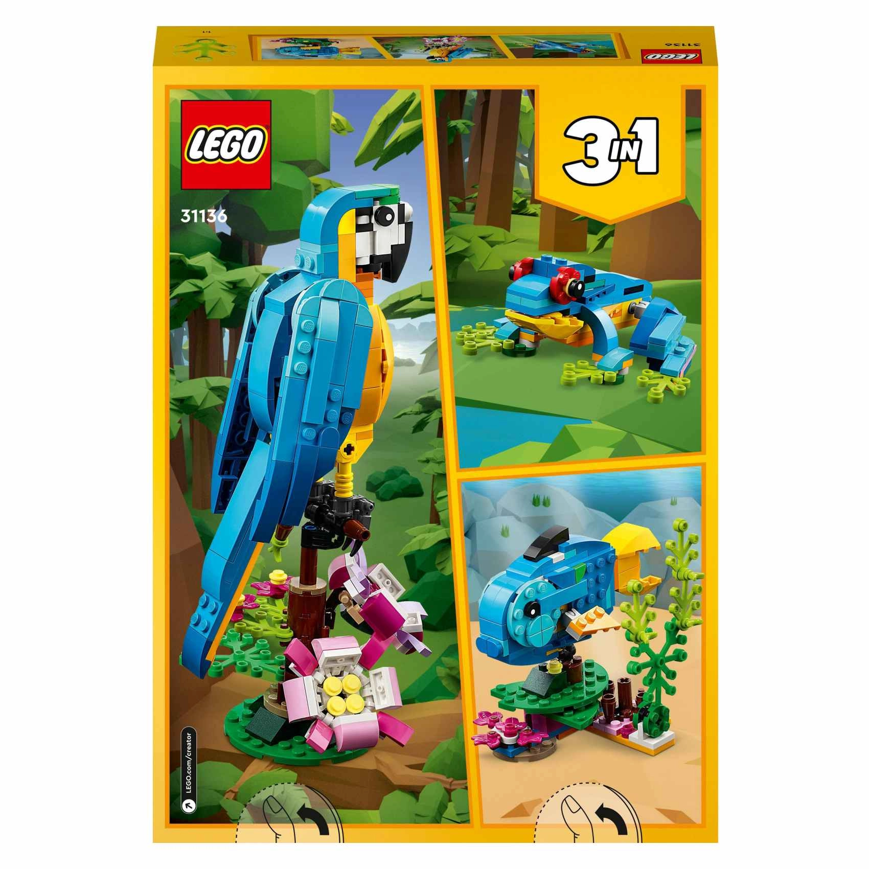 Exotic Parrot (31136) - 3-in-1 Creator Multicolour