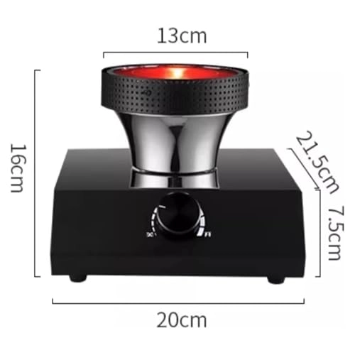 Siphon Coffee Maker - 2-Cup Halogen Lamp Heater