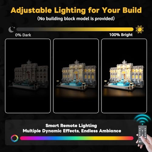 LED Lighting Kit for Lego Trevi Fountain 21062