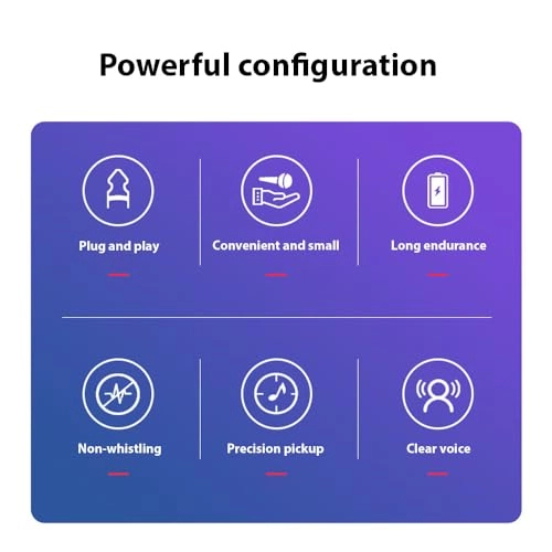 Weless Microphone System - 2 Microphones 2.4G