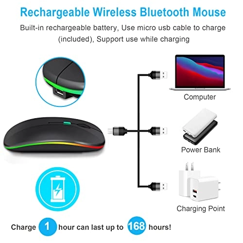 Wireless Bluetooth Mouse - USB