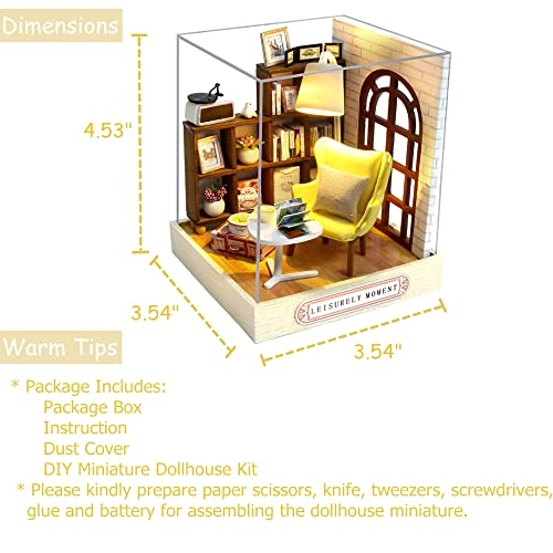 DIY Miniature Dollhouse Kit - Warm Moment 1:24