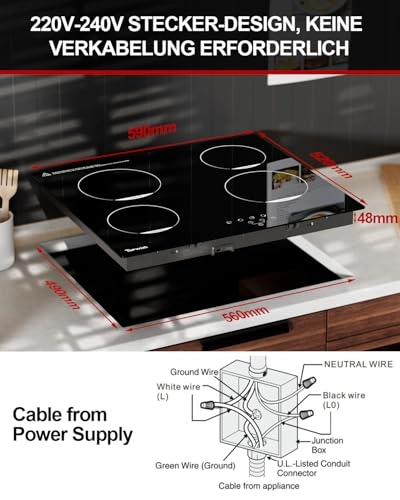 EUXB-ECH-001-NEW Ceramic hob