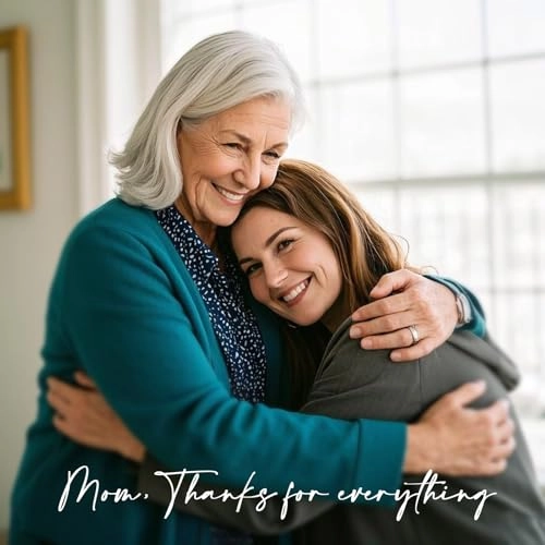 Mother Daughter Figurine - Resin