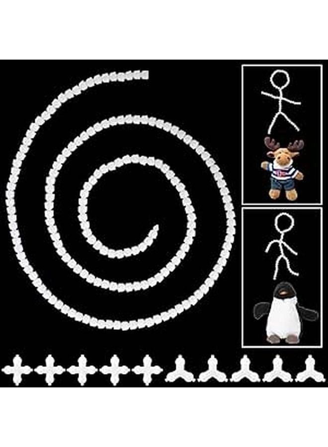 Bosreroy Flexible Ball Joint Doll Skeleton Armature - Plastic 170pcs