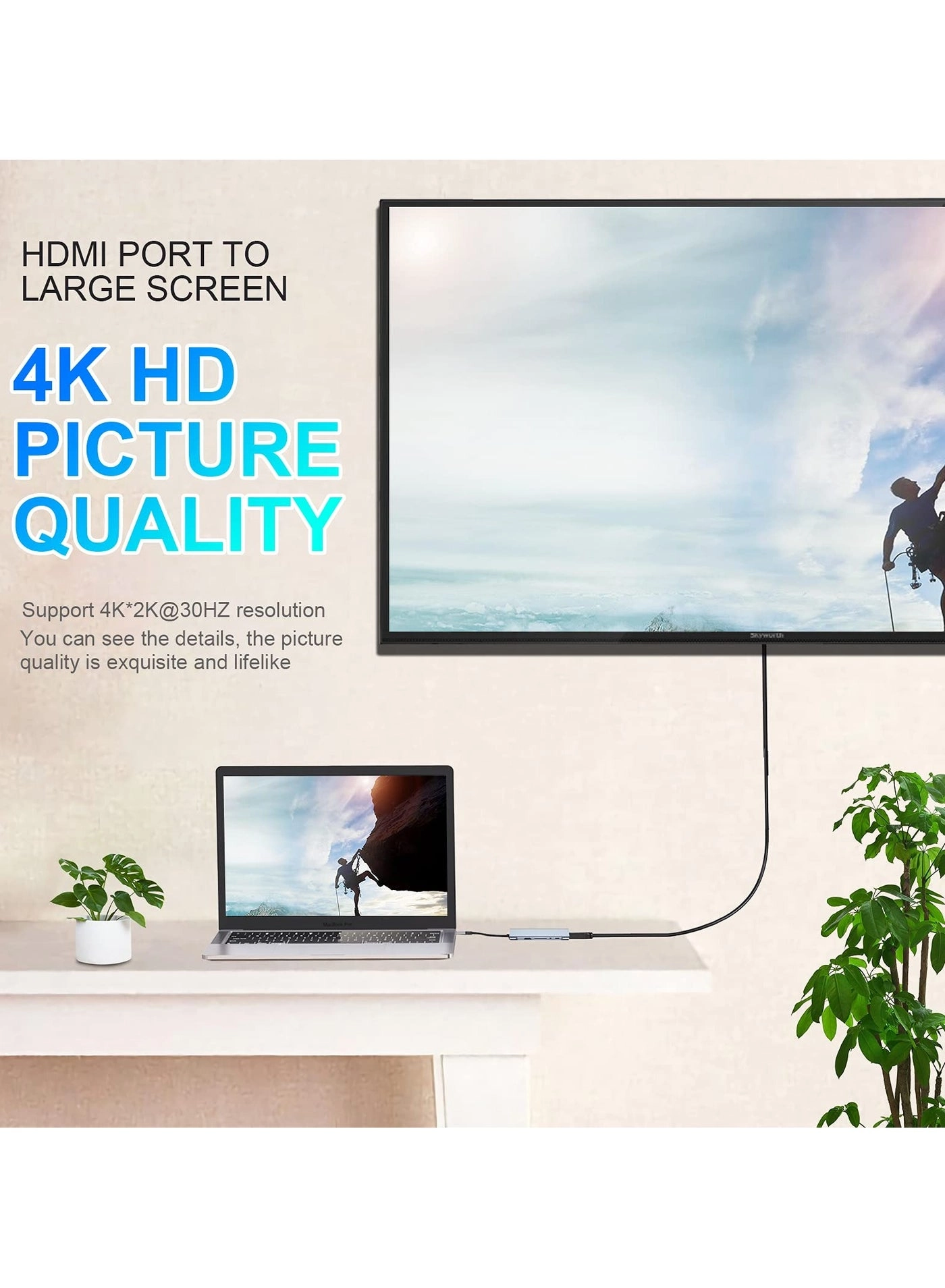 USB-C Hub - 11-in-1 4K HDMI PD Charging