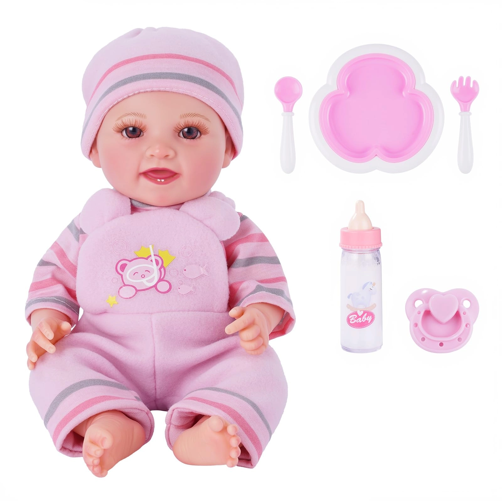 BABESIDE Mia Reborn Baby Doll - 30 cm Vinyl