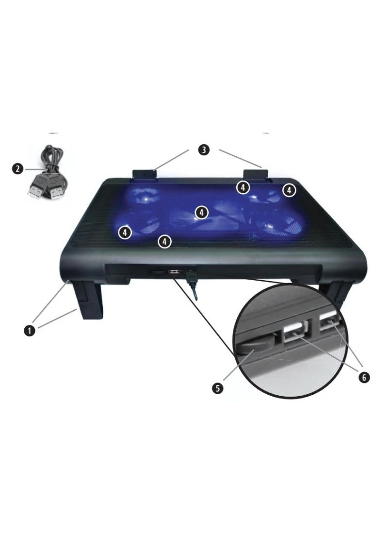 C519 - 5 Fans 17 Inch