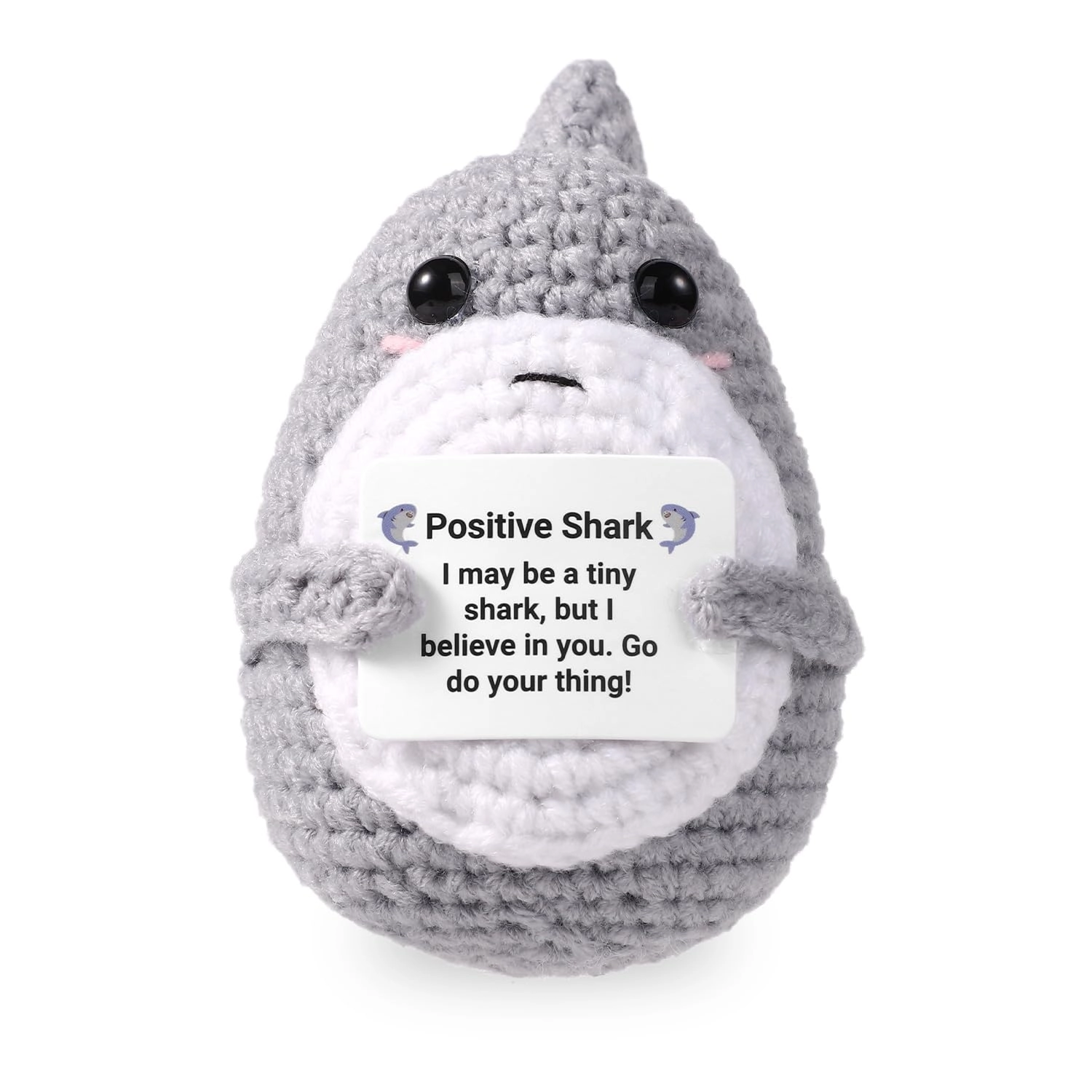 TOYMIS Shark Positive Crochet 6 cm Knitted - 6x9cm