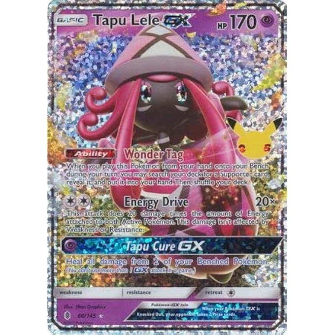 Pokmon TAPU LELE GX - Single Card