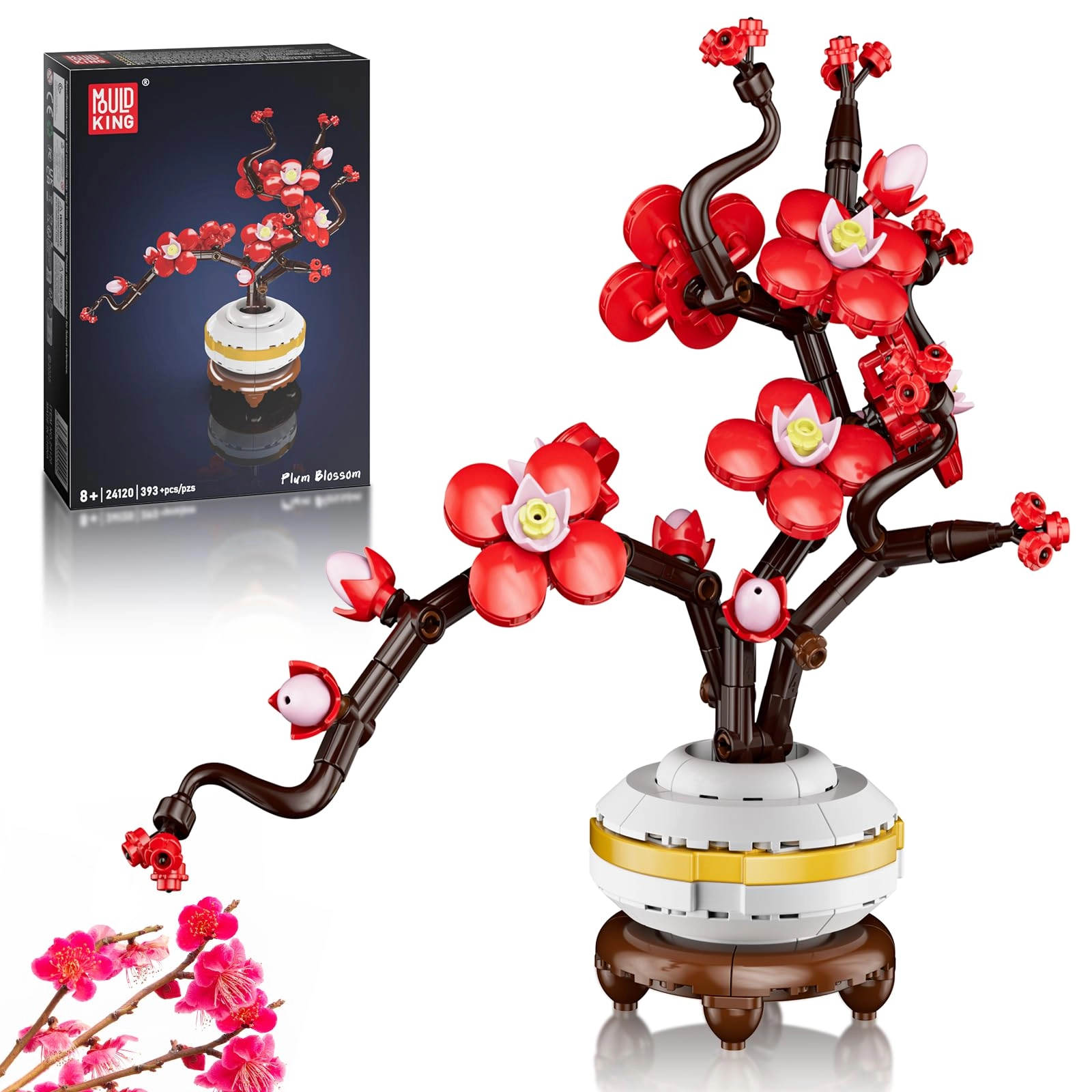 mould king 24120 - Plum Blossom 393pcs