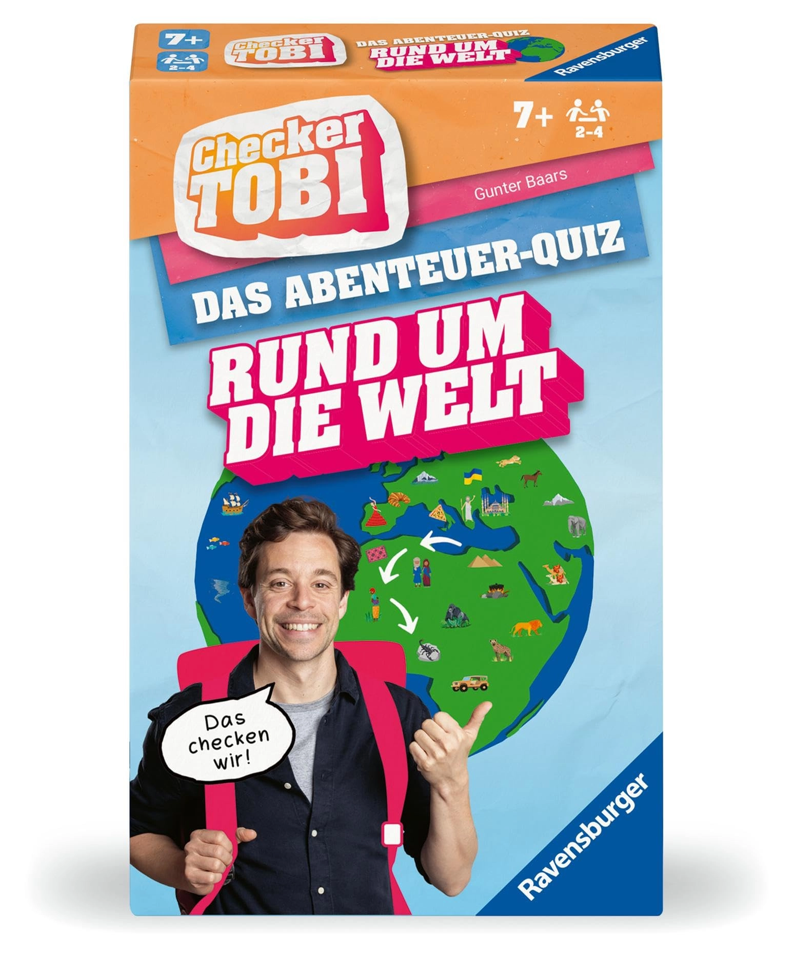 Ravensburger Checker Tobi Around the World Adventure Quiz