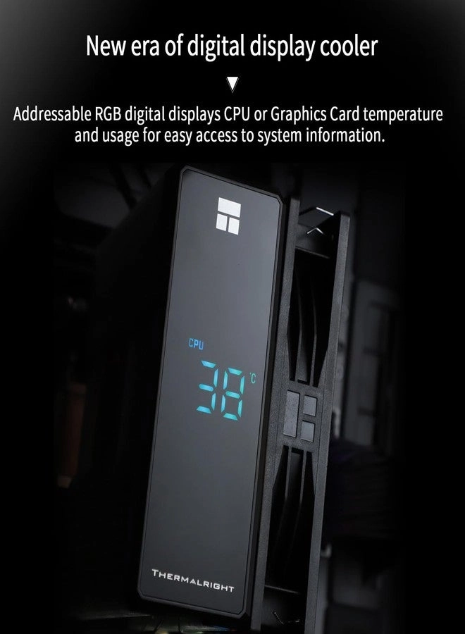 Assassin X 120R - Digital Screen Top Cover TL-P12 PWM Quiet Fan