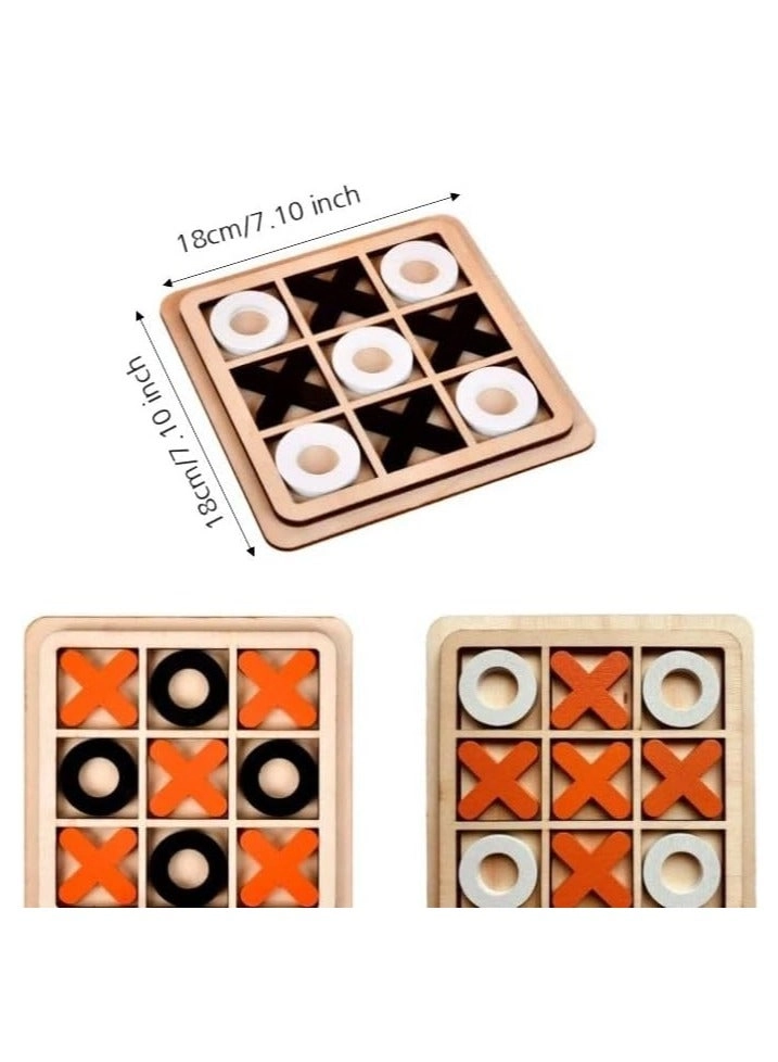 Tic Tac Toe - 3 PCS Wooden Value Pack