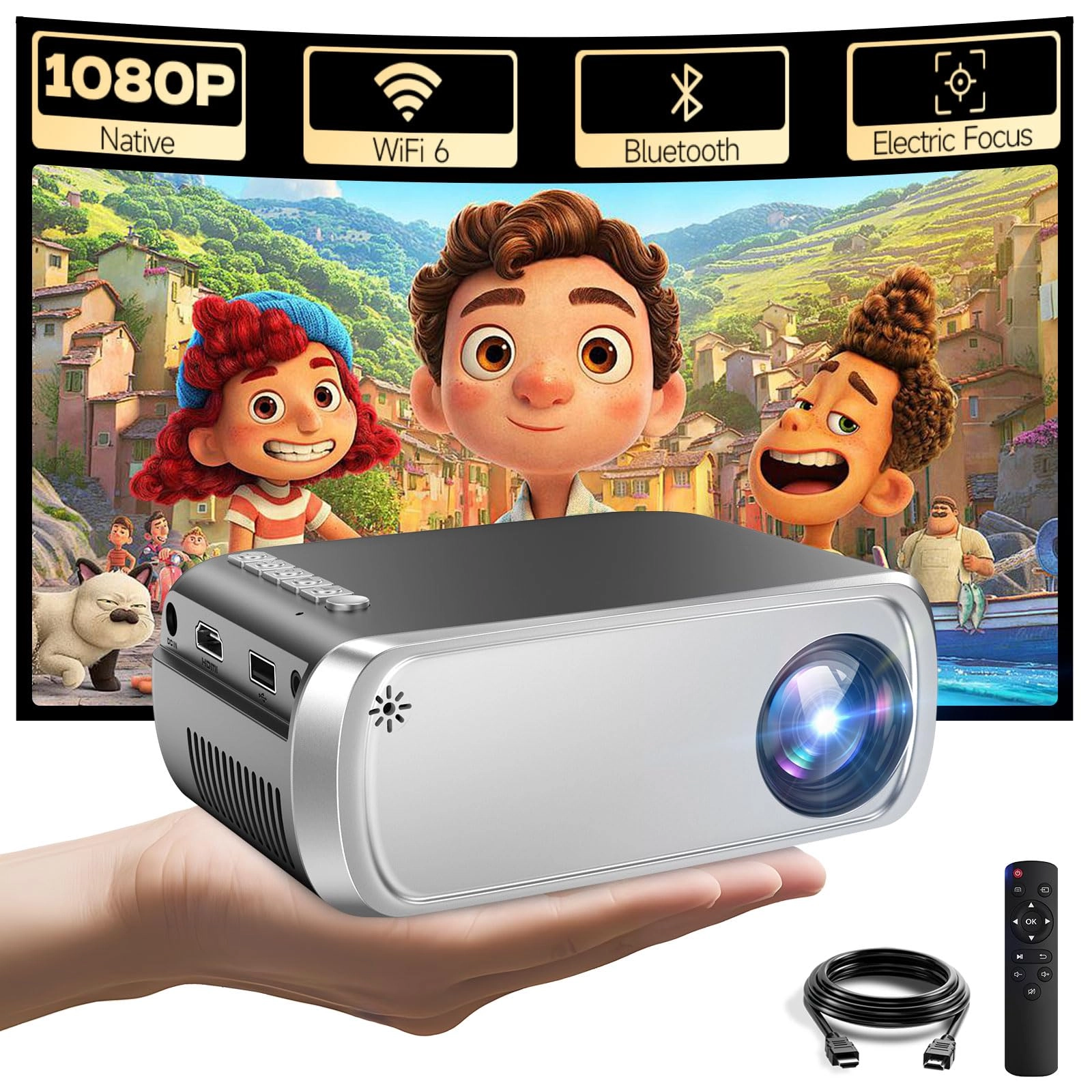 Mini Projector 20000 Lumens 1920 x 1080