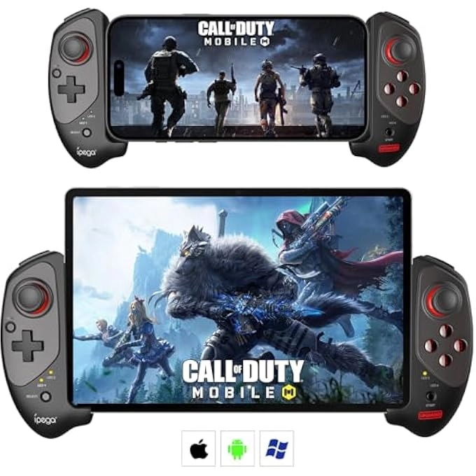 Wireless Mobile Game Controller - BLACK